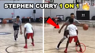 Stephen Curry BREAKS ANKLES VS Regular People 1 on 1 Part 2 August 2017