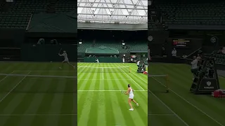 The sound of Sabalenka & Rybakina on Centre Court! 🔊 #shorts