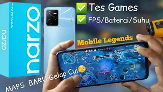 TES Mobile Legends 1Jam Di Narzo 50A Prime Update 2023 ~Apa Gampang Panas?