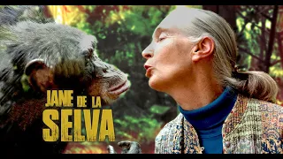 Como salida del Libro de la Selva, ella es Jane Goodall, la madrina de los chimpacés