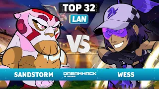 Sandstorm vs Wess - Top 32 - Dreamhack Valencia 2023 - LAN 1v1