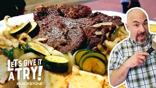 Buffalo Steak Adventure with Todd Toven | Lets Give It a Try | Blackstone Griddles