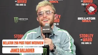 Bellator 298 Post Fight Interview With James Gallagher