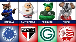 MASCOTES DOS CLUBES DAS SÉRIES A, B e C DO BRASILEIRÃO 2024 (Sem clubismo, qual o mais bonito)?