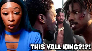 When KILLMONGER colonized his OWN country & sent BLACKPANTHER to the ANCESTRIAL PLAN REACTION