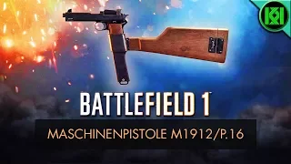 Battlefield 1: Maschinenpistole M1912/P16 Review (Weapon Guide) | New BF1 DLC Guns | PS4 Gameplay