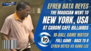 ⭐ Efren Reyes Full Game 10 Ball Game Match Race to 8 Pool Great Shots & Positioning #efrenbatareyes