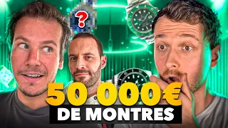 Alexandre nous présente sa collection ! 50 000€ de montre !