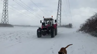 Zetor Crystal 16145 v snehu