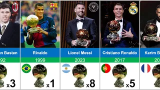 All Ballon d'or Winners 1956 - 2023