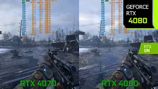 RTX 4070 12GB vs RTX 4080 16GB - How Big is the Difference? | Test in 10 Games at 4K | i7 10700F