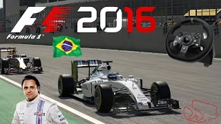 Formula 1 2016 - Willians Felipe Massa  no Brasil - Interlagos + G920 OFF ASSISTS