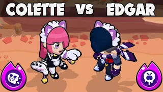 COLETTE vs EDGAR ⭐ Brawl Stars