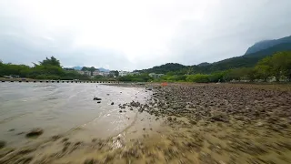 Drone cruising at pebbles beach ~ iFlight Nazgul Evoque F6D V2 - DJI O3 Air Unit - Gyroflow (4K50)