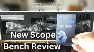 DISCOVERYOPT. ED-PRS GEN2 5-25x56 FFP-Z.(Part 1). & Reloading Bench Tour.