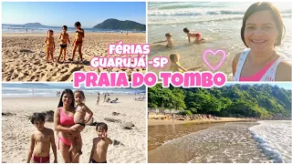 VLOG PRAIA DO TOMBO EM GUARUJÁ - SP TRAVESSIA DE BALSA ⛴️ GUARUJÁ X SANTOS FIQUEI COM MEDO