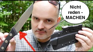 ANV P300 Bushcraft und Survival Messer im Test!