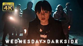 Wednesday 🥵 × Darkside 💀 4K Edit | Full Screen WhatsApp Status [Netflix] #wednesday #jennaortega