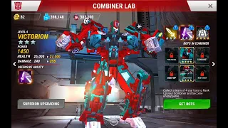 Unlocked combiner Victorion and Superion !!! Tranformers earth wars