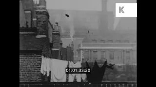 1930s Gritty East London Tenements,16mm