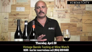 Vintage Barolo Tasting at Wine Watch