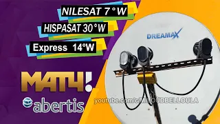 طريقة إستقبال Hispasat Nilesat Express14