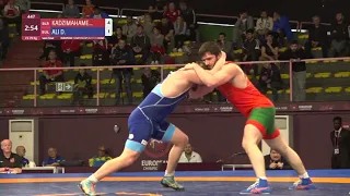 1/2 FS - 79 kg: M. KADZIMAHAMED (BLR) v. D. ALI (BUL)