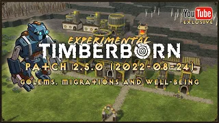 Reworks of Golems, Migrations and Well-being - Timberborn Experimental - Update 2.5.0 (24-08-2022)