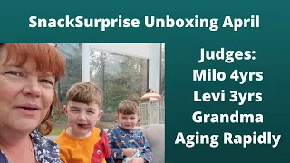 Snack Surprise Unboxing April, with judge’s opinions