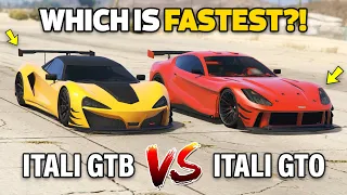 GTA 5 ONLINE - ITALI GTO VS ITALI GTB (WHICH IS FASTEST?)