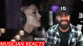 Musician Reacts To Ariana Grande Recording 'Positions' in The Studio