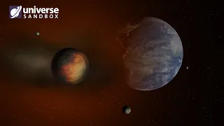 What If Pluto's Moons Orbited Earth? Universe Sandbox