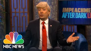 Watch Late Night Hosts Recap First Public Impeachment Hearings | NBC News