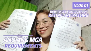 HOW TO GET CERTIFICATE  OF RATING AND PASSING IN PRC  | NEW UPDATE 2024  | VLOG 01 BY JISAMI GUDS