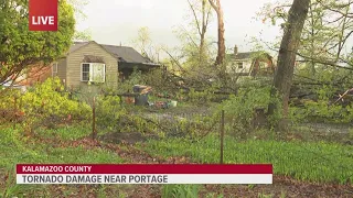 Portage woman watches as trees collapse around home, makes life-saving choice to move inside