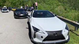 My Modified Lexus LC 500 leading the PCNY Exotic Car Crew | Cherohala Skyway x Tail of the Dragon