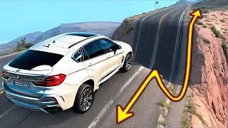 Cars vs Giant Dip x Low Pipes x Stairs x Pipes Bridge ▶️ BeamNG Drive