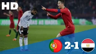 Portugal va Egypt 2-1 All Goals & Highlights 23/03/2018