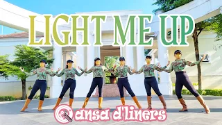 LIGHT ME UP - LINE DANCE   demo by  QANSA D LINERS