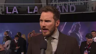 Avengers Infinity War Los Angeles World Premiere - Itw Chris Pratt (official video)