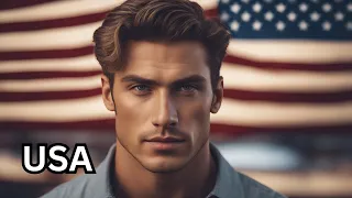 Asking AI to create a handsome man for each country