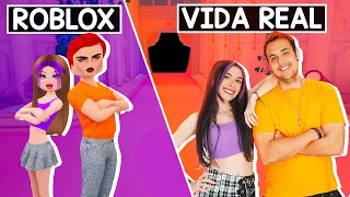 DRESS TO IMPRESS VS LA VIDA REAL EN ROBLOX ! LYNA Y CHOCOBLOX