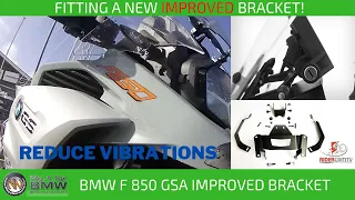 Wunderlich improved position navigation bracket | Fitting to a BMW F850GSA