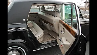 1980 Rolls-Royce Silver Wraith II with division. A rare Euro spec example.