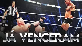 5 SUPERSTARS QUE JÁ VENCERAM BROCK LESNAR