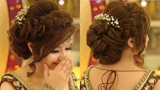 Kashee's Bridal Hair Style Step by Step Dutch Braid Tutorial #bridal #kasheeshairstyle #foryou