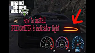 GTA 5 : HOW TO INSTALL SPEEDOMETER & INDICATOR MOD |Easy Step by Step
