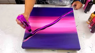 # 494 - 🖌MORE Blending fun & Dry Base Blowouts💨- Acrylic Paint Pouring - Fluid Art