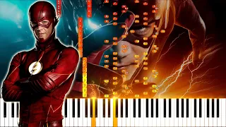 The Flash - Main Theme Song (Piano Version + MIDI)