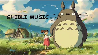 Piano Ghibli music for reading, studying, homework, stress relief, and relaxing | The best relaxing